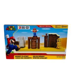 Super Mario World Of Nintendo Mario Desert Playset‎ Jakks Pacific NEW